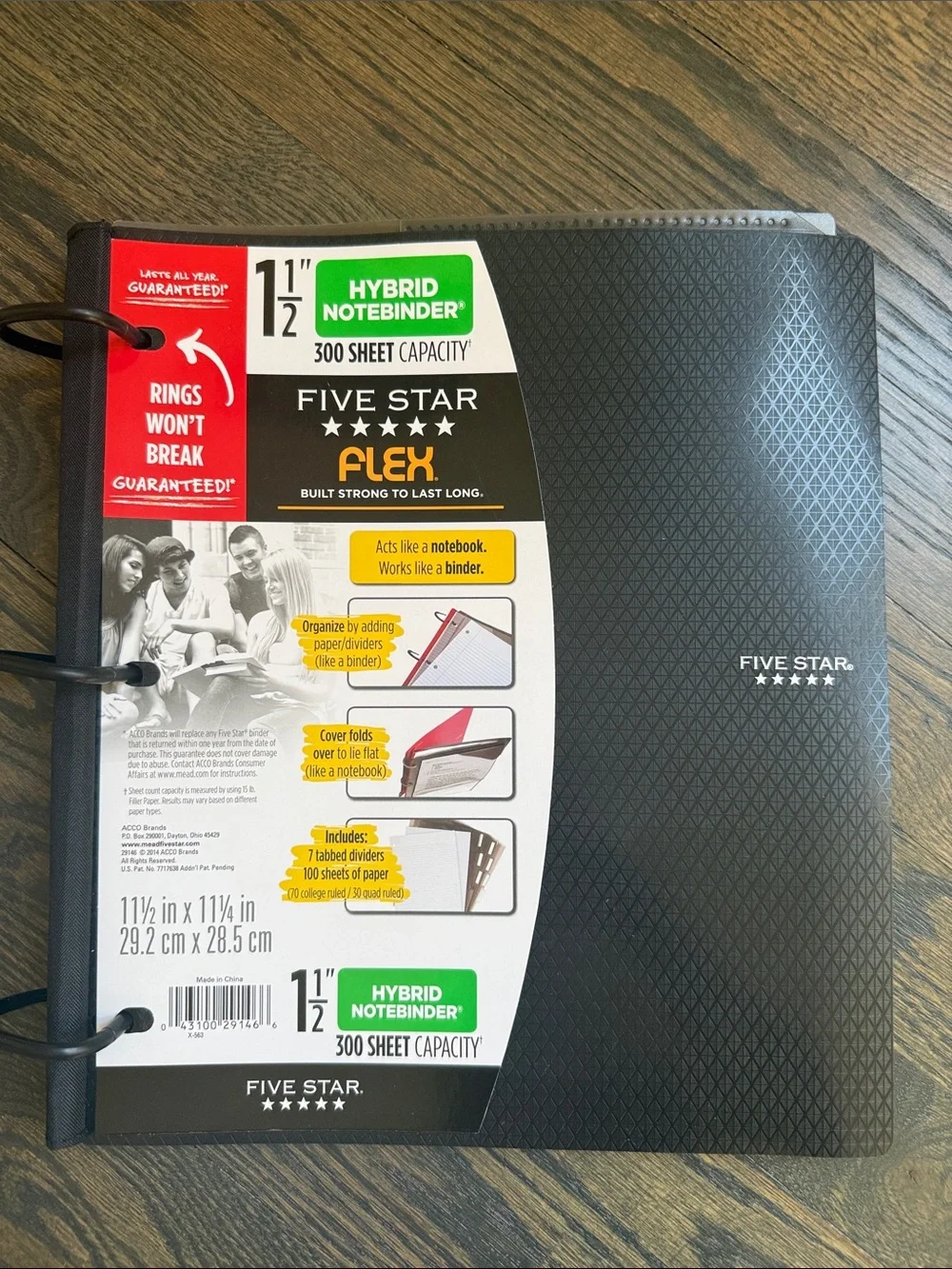 School Bundle: 2 Five Star Notebooks -1 Advance/ 1 Flex, 9 Folders, pencils, etc
